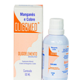 Oligoelemento Manganês e Cobre - 60ml - Oligomed