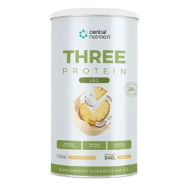 Three Protein Veg Abacaxi c/ Coco - 540g - Central Nutrition